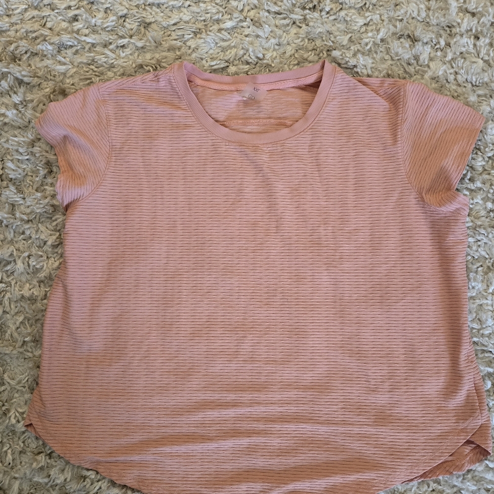 Women’s Calia By Carrie Underwood Short Sleeve Exeecise Top - Peach XXL